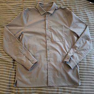 Lululemon long-sleeve “Off-the-Chain” button down